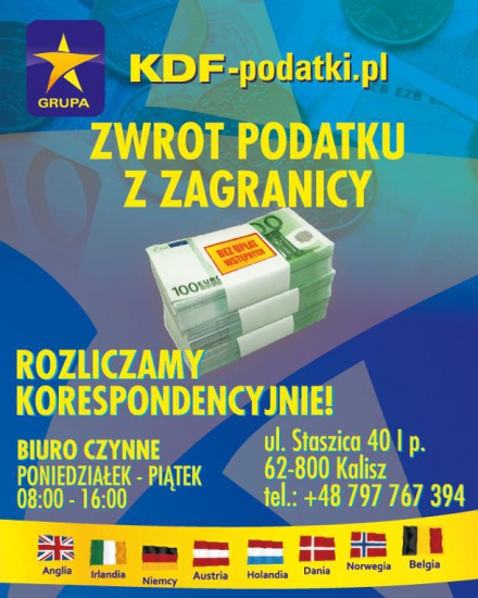 zwrot podatku z zagranicy Kalisz